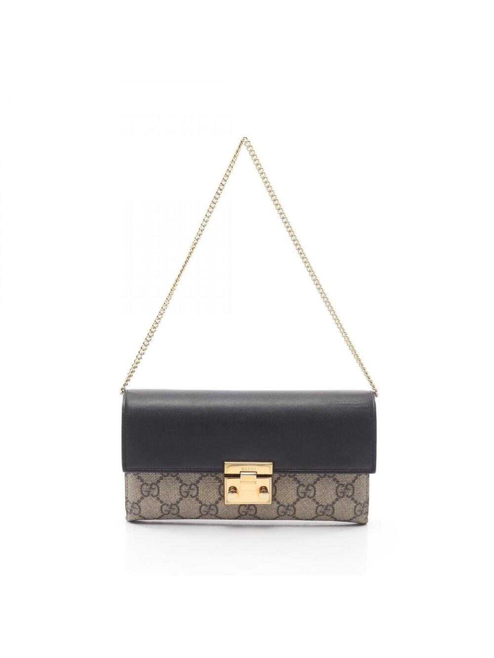 Gucci Gg Supreme Chain Wallet Shoulder #350175G45B